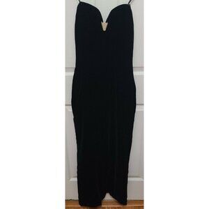 Vtg Karen Okada for David Howard Eveningwear Formal Long Strapless Dress Size 6